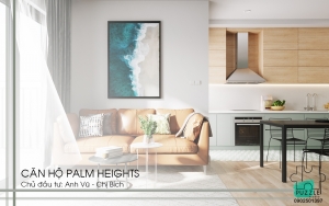 Căn hộ Palm Height - Scandinavia nhẹ nhàng, mộc mạc, tinh tế, hiện đại