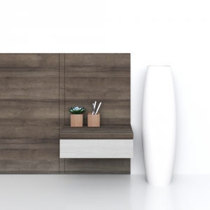 Tab đầu giường, Melamine